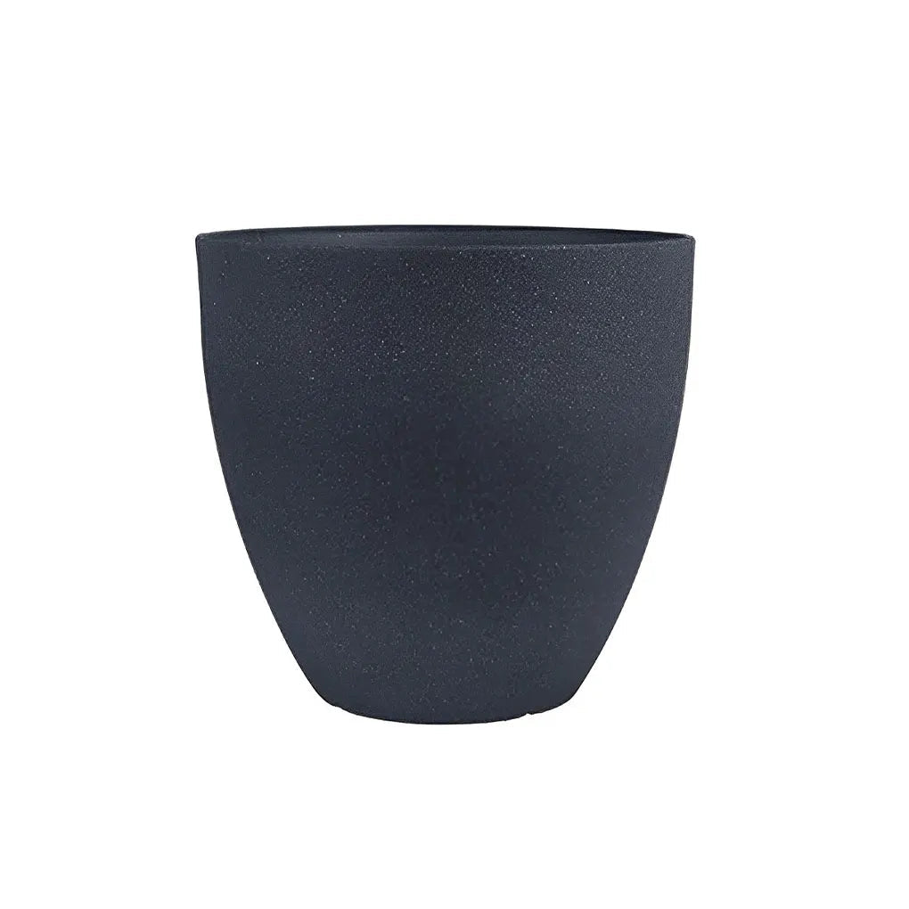Cache Pot Noir Mat
